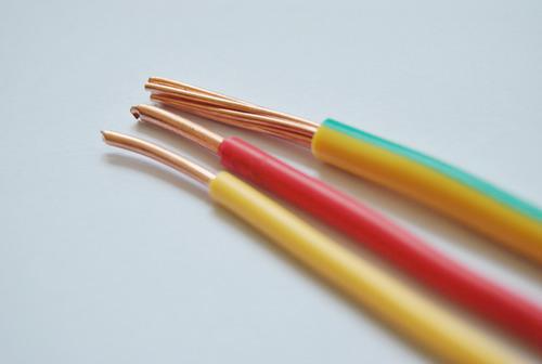 黃色、紅色兩根為BV電線，黃綠雙色為BVR線-湘江電纜