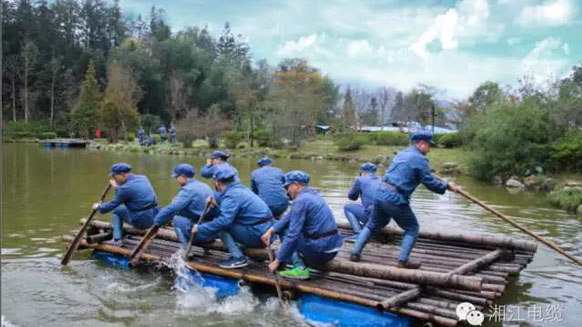 緬懷革命先烈，學習革命精神。——湘江電纜井岡山精神學習班剪影